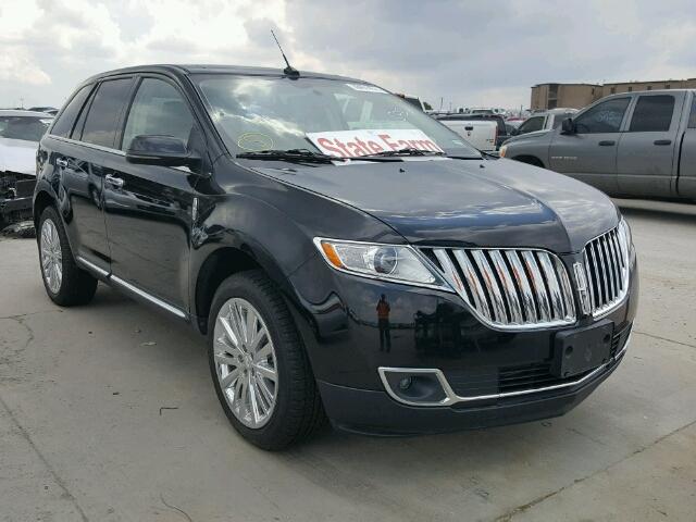 2LMDJ6JKXDBL09206 - 2013 LINCOLN MKX FWD BLACK photo 1