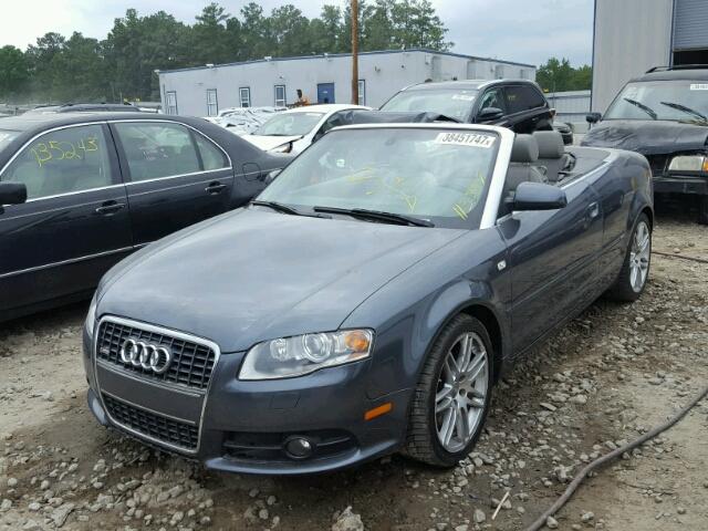 WAUAF48H29K010371 - 2009 AUDI A4 2.0T CA GRAY photo 2