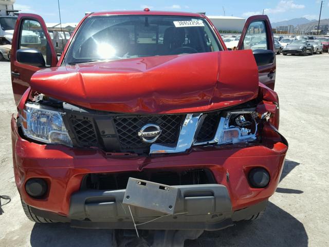 1N6AD0ER8EN753007 - 2014 NISSAN FRONTIER S RED photo 7