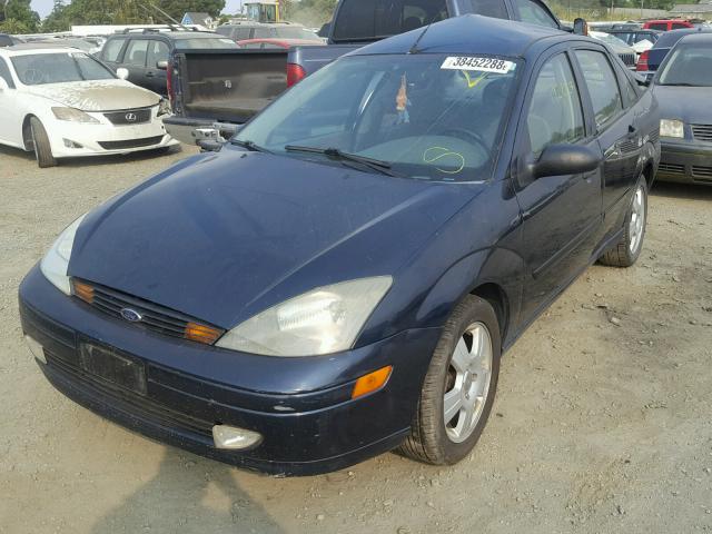 1FAFP38ZX3W275389 - 2003 FORD FOCUS ZTS BLUE photo 2