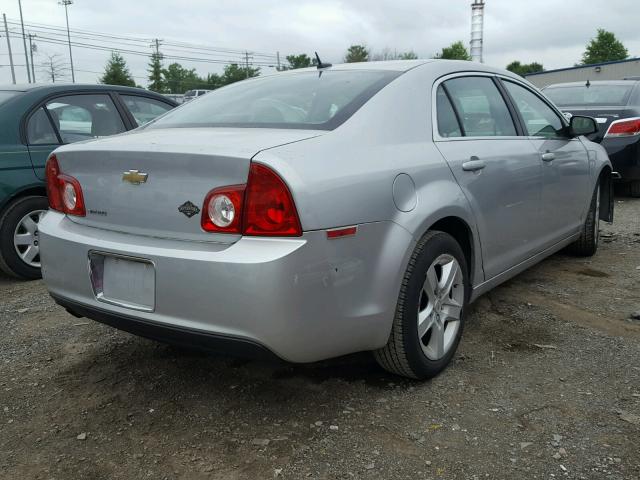 1G1ZB5EB1AF102696 - 2010 CHEVROLET MALIBU LS 银色 照片 4