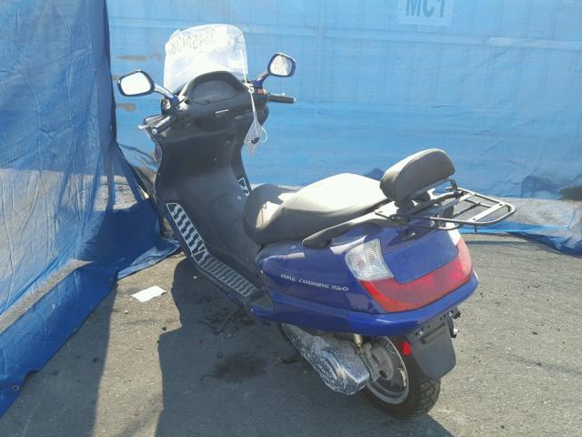 L5YTDNPA281207615 - 2008 LANCIA SCOOTER BLUE photo 3