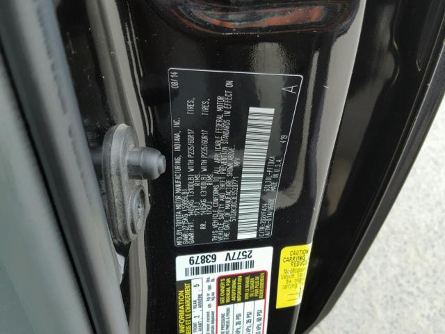 5TDZK3DC3ES520771 - 2014 TOYOTA SIENNA BAS BLACK photo 10