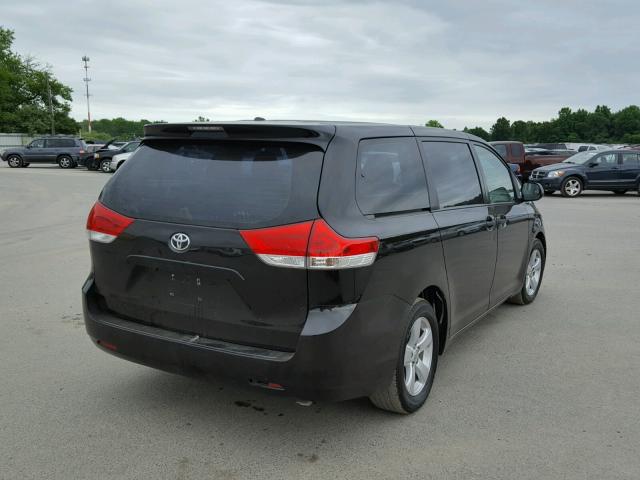 5TDZK3DC3ES520771 - 2014 TOYOTA SIENNA BAS BLACK photo 4