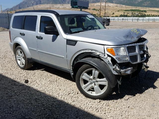 1D4PU4GXXBW544117 - 2011 DODGE NITRO HEAT SILVER photo 1