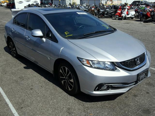 19XFB2F99DE268581 - 2013 HONDA CIVIC EXL SILVER photo 1