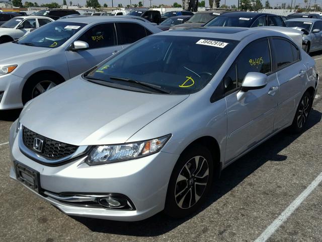 19XFB2F99DE268581 - 2013 HONDA CIVIC EXL SILVER photo 2