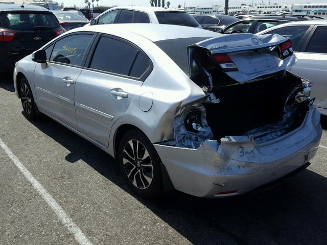 19XFB2F99DE268581 - 2013 HONDA CIVIC EXL SILVER photo 3