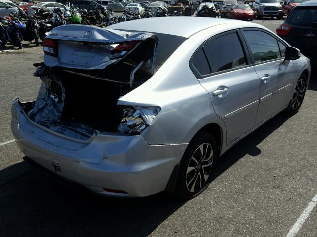 19XFB2F99DE268581 - 2013 HONDA CIVIC EXL SILVER photo 4