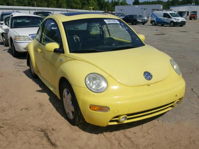 3VWCC21C21M407581 - 2001 VOLKSWAGEN NEW BEETLE YELLOW photo 1