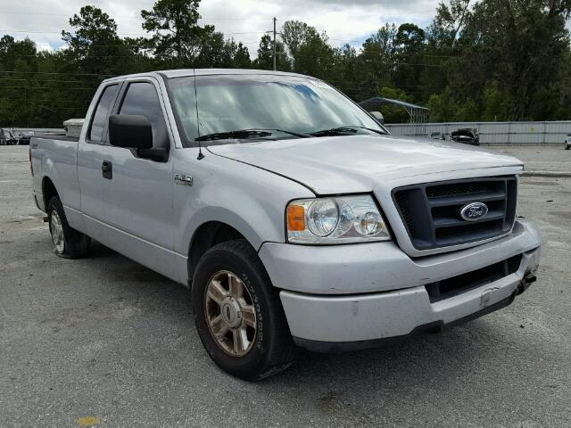 1FTRX12W85NB98475 - 2005 FORD F150 SILVER photo 1