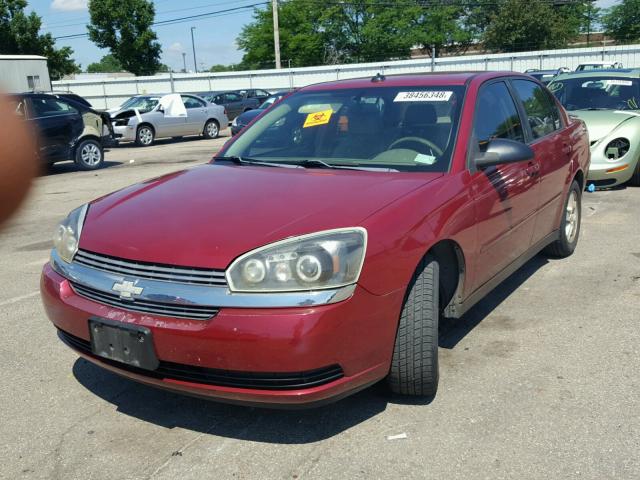 1G1ZT54895F248837 - 2005 CHEVROLET MALIBU LS 红色 照片 2