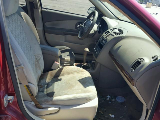 1G1ZT54895F248837 - 2005 CHEVROLET MALIBU LS 红色 照片 5