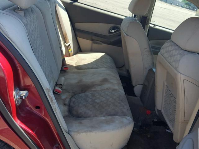 1G1ZT54895F248837 - 2005 CHEVROLET MALIBU LS 红色 照片 6