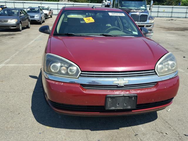 1G1ZT54895F248837 - 2005 CHEVROLET MALIBU LS 红色 照片 9