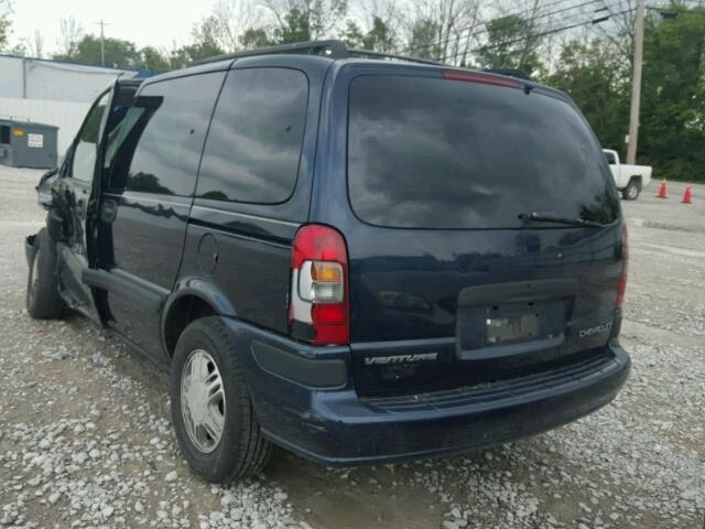 1GNDU03E92D200990 - 2002 CHEVROLET VENTURE BLUE photo 3