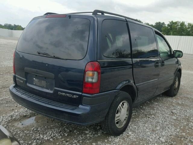 1GNDU03E92D200990 - 2002 CHEVROLET VENTURE BLUE photo 4