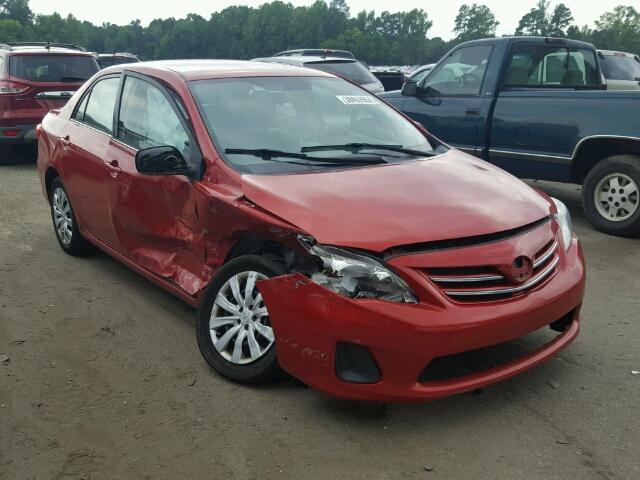 2T1BU4EEXDC009079 - 2013 TOYOTA COROLLA BA RED photo 1