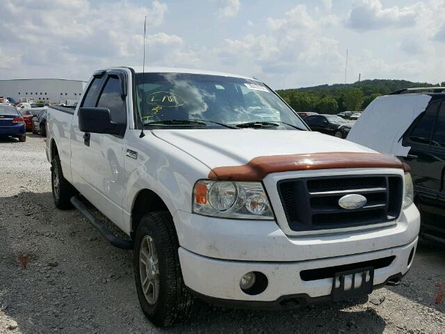 1FTRX14W78KE95952 - 2008 FORD F150 WHITE photo 1