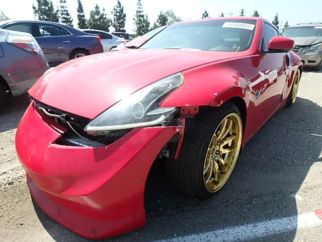 JN1AZ4EH6EM630365 - 2014 NISSAN 370Z BASE RED photo 2