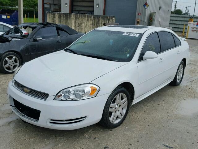 2G1WG5E32D1160180 - 2013 CHEVROLET IMPALA WHITE photo 2