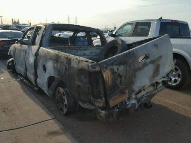 5TFRV54199X071078 - 2009 TOYOTA TUNDRA DOU BURN photo 3