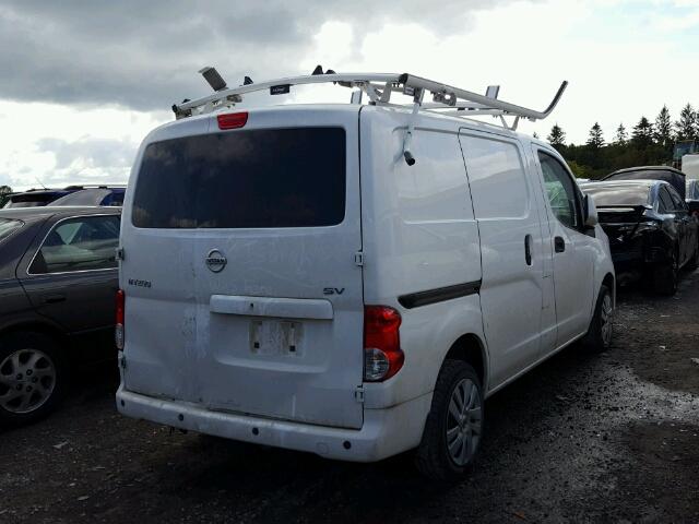 3N6CM0KN4FK707241 - 2015 NISSAN NV200 2.5S WHITE photo 4