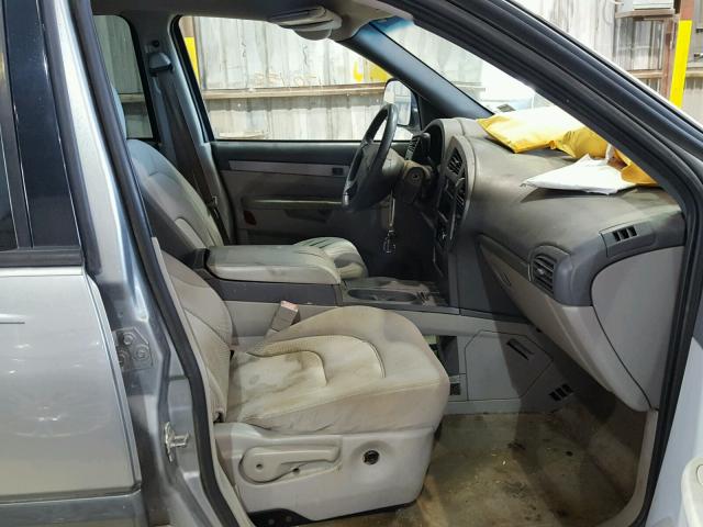 3G5DA03E94S579467 - 2004 BUICK RENDEZVOUS GRAY photo 5