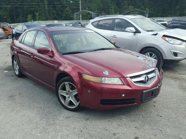 19UUA662X5A057058 - 2005 ACURA TL BURGUNDY photo 1