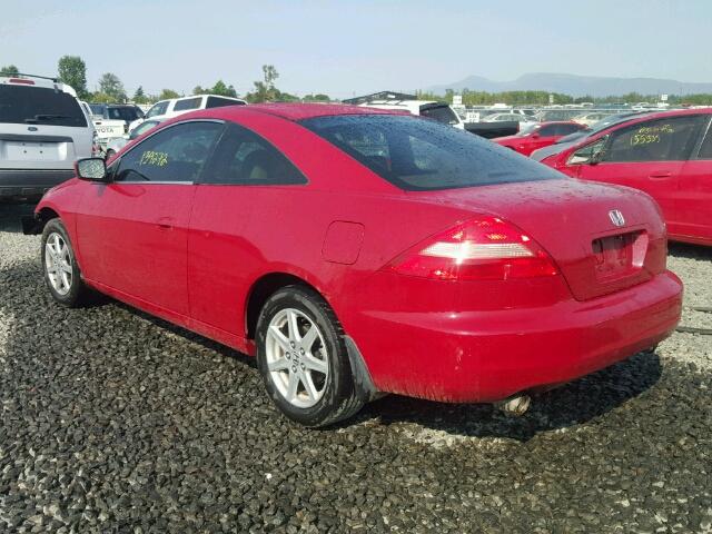 1HGCM82693A018434 - 2003 HONDA ACCORD EX RED photo 3