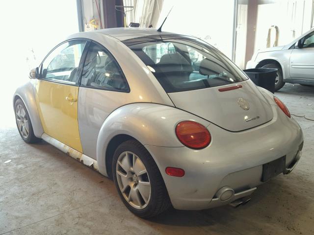 3VWFE31C14M403457 - 2004 VOLKSWAGEN NEW BEETLE 银色 照片 3