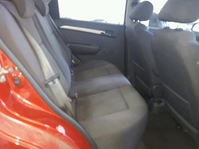 KL1TD56688B250927 - 2008 CHEVROLET AVEO RED photo 6