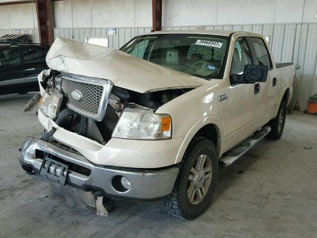 1FTPW14V07FB41408 - 2007 FORD F150 SUPER WHITE photo 2