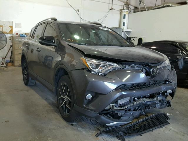 2T3NFREV9GW235600 - 2016 TOYOTA RAV4 SE BLACK photo 1