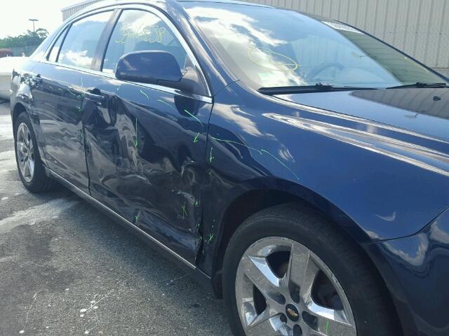 1G1ZC5E04AF249929 - 2010 CHEVROLET MALIBU 1LT ლურჯი ფოტო 9