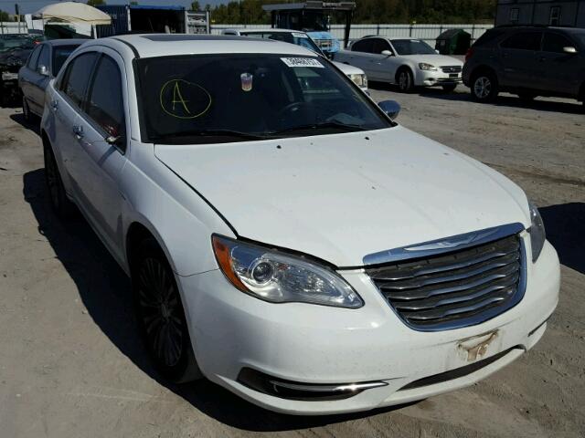 1C3CCBCB1CN117028 - 2012 CHRYSLER 200 LIMITE WHITE photo 1