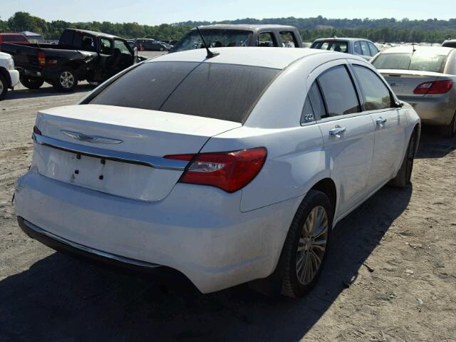 1C3CCBCB1CN117028 - 2012 CHRYSLER 200 LIMITE WHITE photo 4