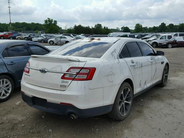 1FAHP2KT8EG112695 - 2014 FORD TAURUS SHO WHITE photo 4