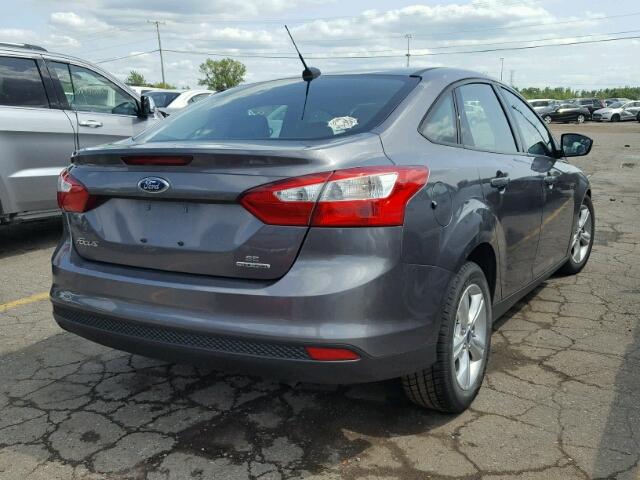 1FADP3F27EL229035 - 2014 FORD FOCUS SE GRAY photo 4