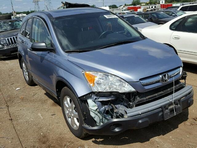 JHLRE48549C001683 - 2009 HONDA CR-V EX BLUE photo 1