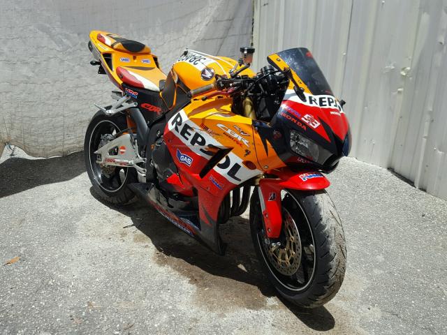 JH2PC404XDK600204 - 2013 HONDA CBR600 RR ORANGE photo 1