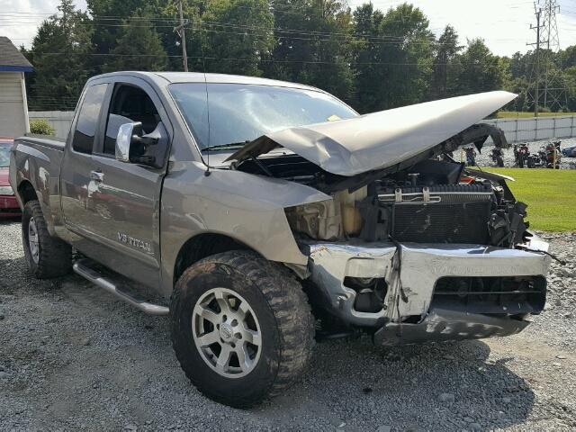 1N6AA06B57N224708 - 2007 NISSAN TITAN XE TAN photo 1