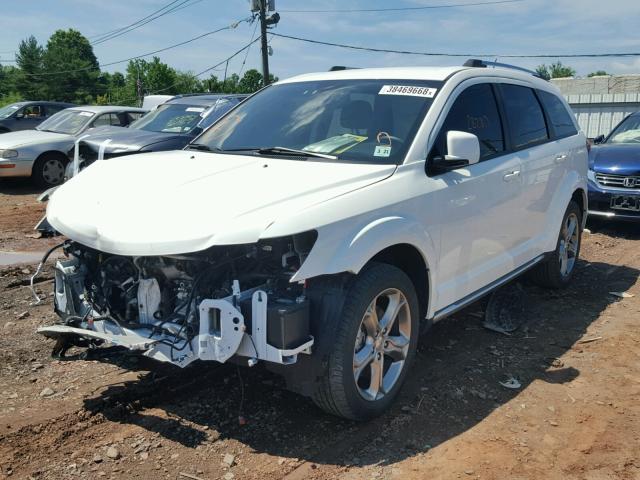 3C4PDDGG0GT150412 - 2016 DODGE JOURNEY CR WHITE photo 2