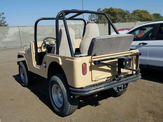 8305017360462 - 1970 JEEP CJ-5 TAN photo 3