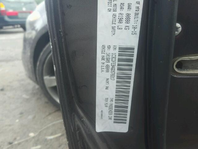 1C3CDFEB4GD578317 - 2016 DODGE DART 灰色 照片 10