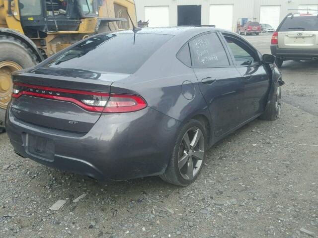 1C3CDFEB4GD578317 - 2016 DODGE DART 灰色 照片 4