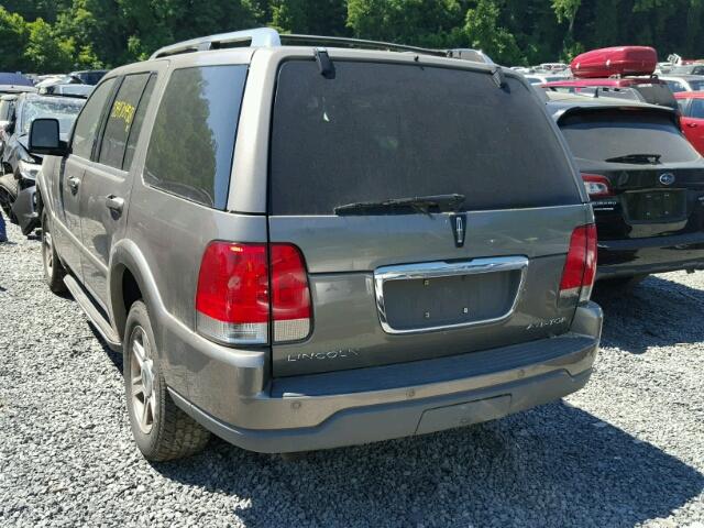 5LMEU88HX4ZJ52493 - 2004 LINCOLN AVIATOR 灰色 照片 3