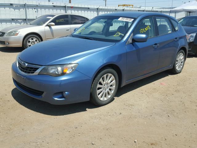 JF1GH61658H813317 - 2008 SUBARU IMPREZA 2. BLUE photo 2