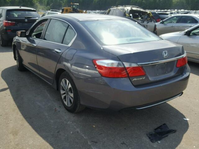 1HGCR2F32EA188555 - 2014 HONDA ACCORD LX CHARCOAL photo 3