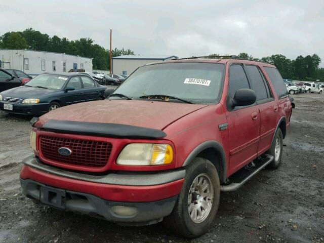 1FMRU15W41LA04644 - 2001 FORD EXPEDITION MAROON photo 2